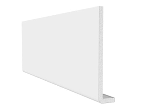 White cap-over fascia board