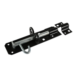 Black Brenton gate bolt