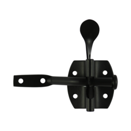 Black automatic gate latch